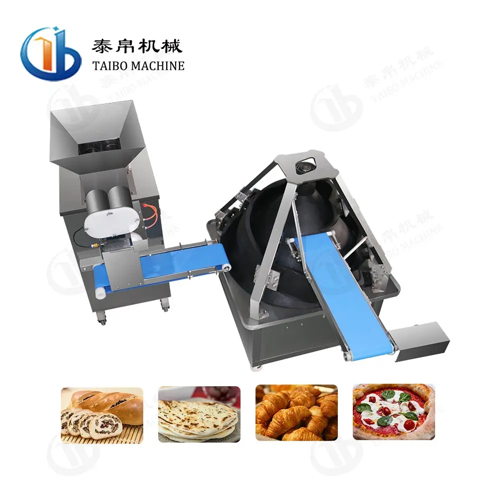 Industrial 2-800g Pizza Bread Chapati Pita Bun Dough Divider Rounder Machine for Factory
