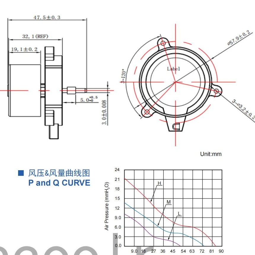 Aidecoolr 3725 37.5*33mm 12v 4000/rpm micro bldc brushless dc motor /cross flow fan/blender mini motor color shaker
