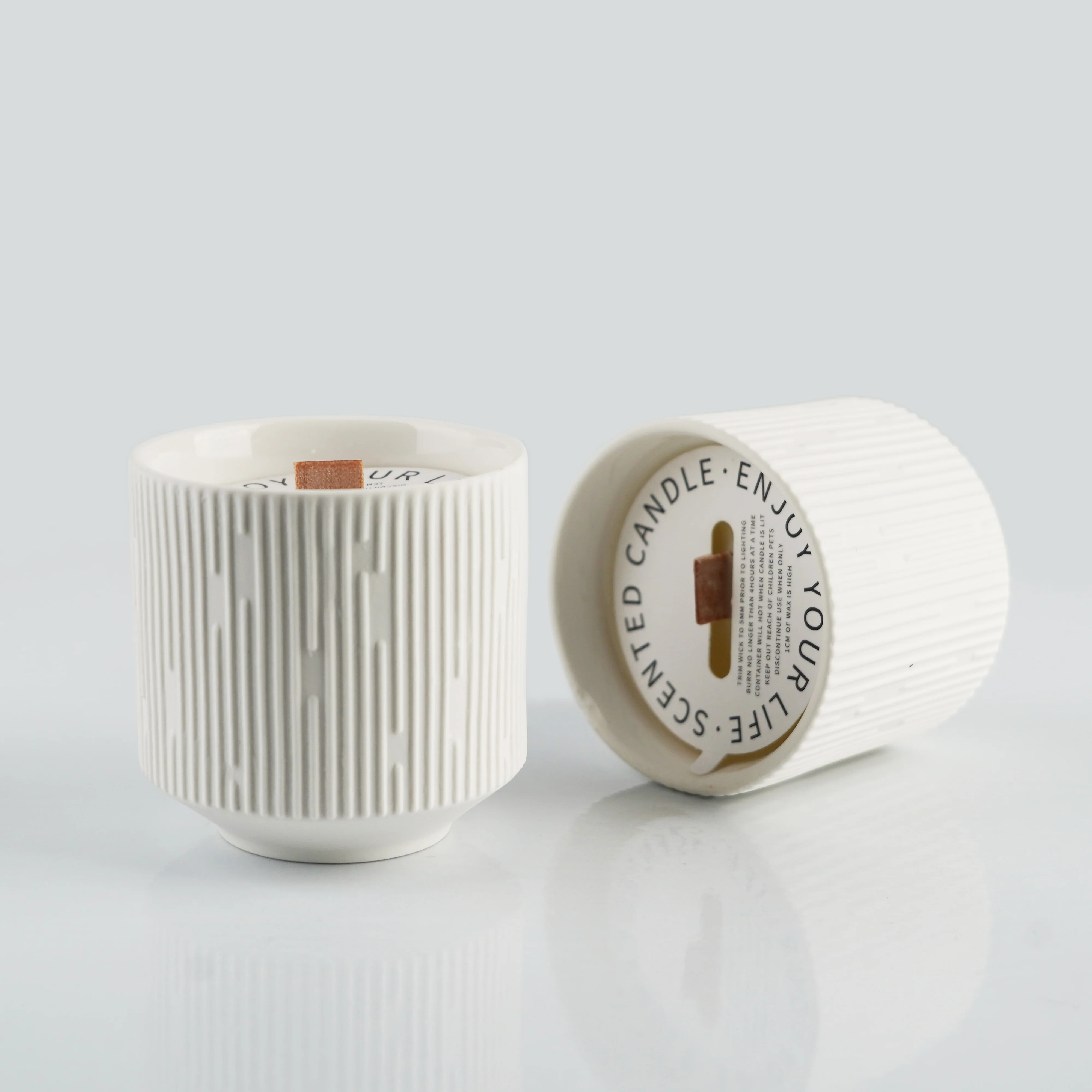 RF Union Factory Directly Wholesale Luxury Design White peach oolong Scented Candles