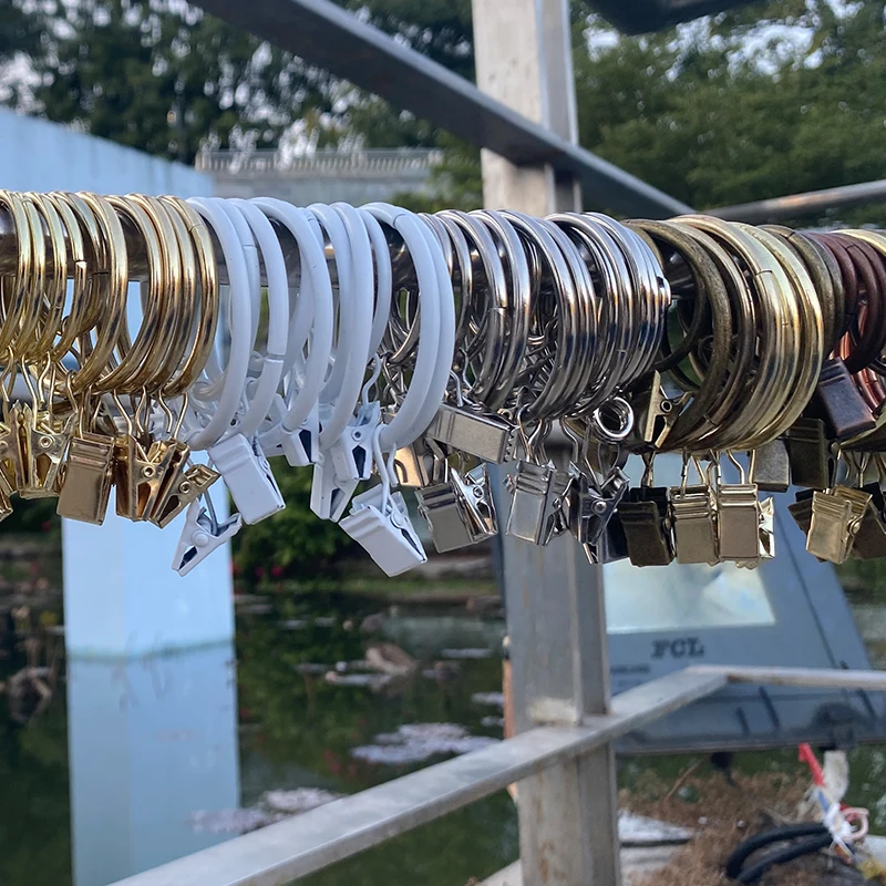 bamboo ring curtain ring clips ball end shower hooks wholesale curtain rod rings