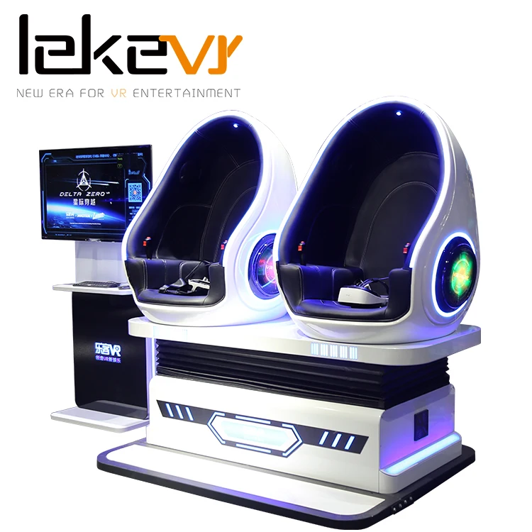 
2020 New Vr Technology Leke Vr 9D Virtual Reality 9D Egg Chair Simulation Rides For Vr Theme Park 