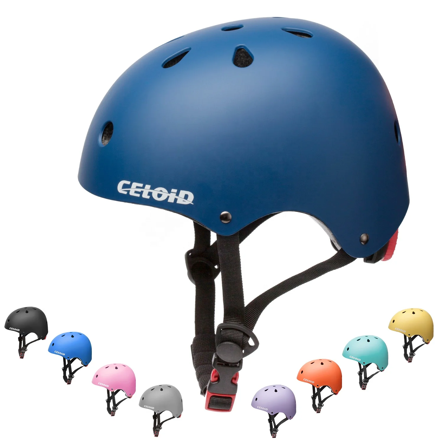CELOID Customized OEM CE CPSC Skateboard Helmets ABS Materials Safety Child Scooter Bike Helmet ebike manufacturer