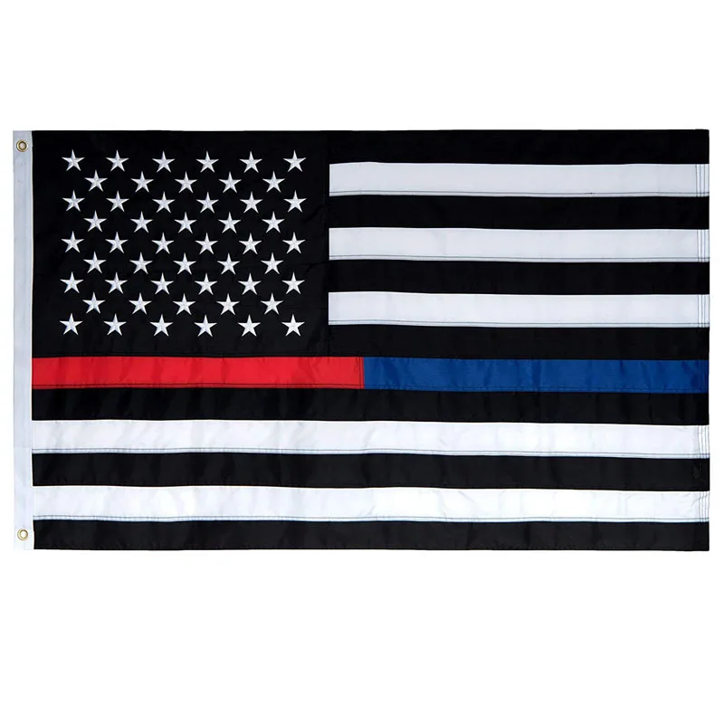 Custom America Heavy Duty Longest Lasting 3x5ft USA Flag American Embroidered Different Size Outdoor Usage Decoration