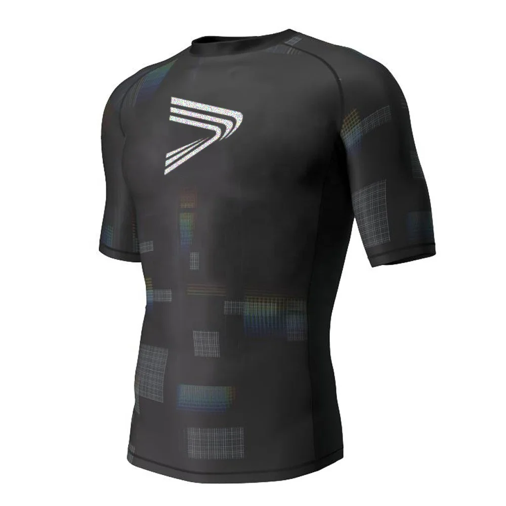 Производитель BJJ NO Gi MMA Черная Цифровая печать Rash Guard