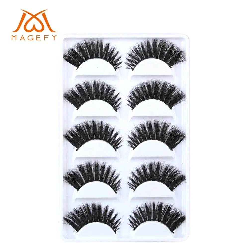 Maange Private Label 5D Mink Lashes Super Fluffy 25mm Mink Eyelashes manufacturer