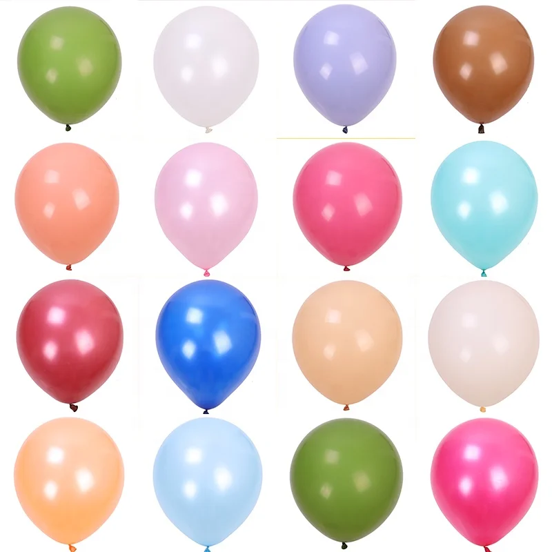 18 inch retro color latex balloons to enlarge the round wedding decoration floating helium balloons wholesale