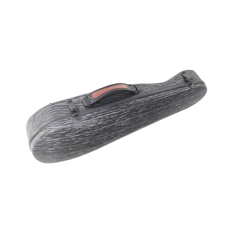 Gaosijia factory  custom OEM flight style small  colourful advanced shaped fiberglass violin case G-2008VF  without bow 4/4