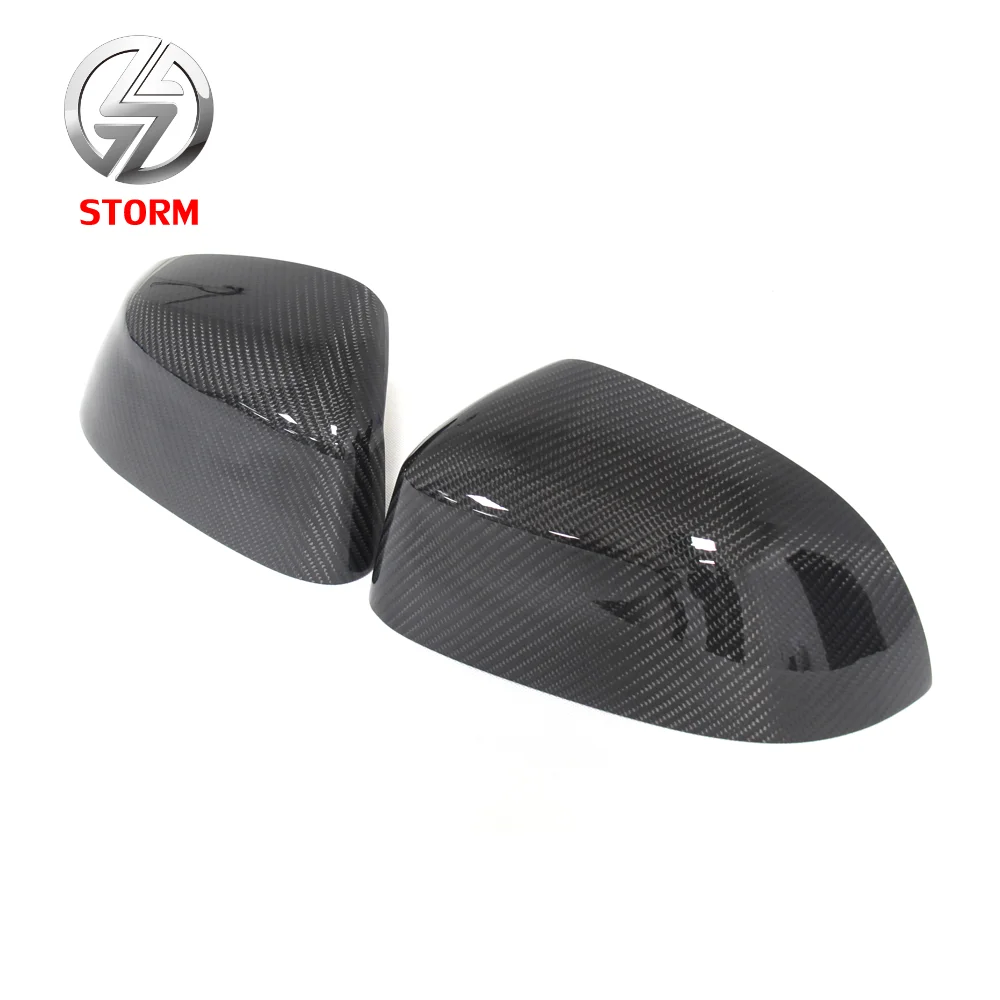 Replacement Carbon Fiber Rear View Car Side Mirror Cover For X3 F25 / X4 F26 / X5 F15 / X6 F16 2014 2015 2016
