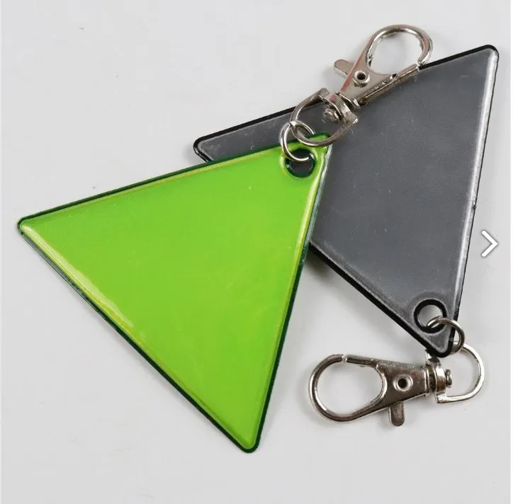 Cheap Hand Shaped Reflective Keychain Unique Safety Bag Hanger