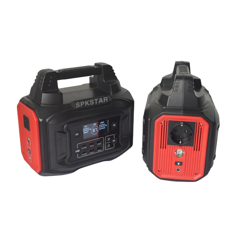 Электрическая генераторная станция со складной солнечной инверторной панелью, Солнечный источник питания 300 Вт, портативная электростанция