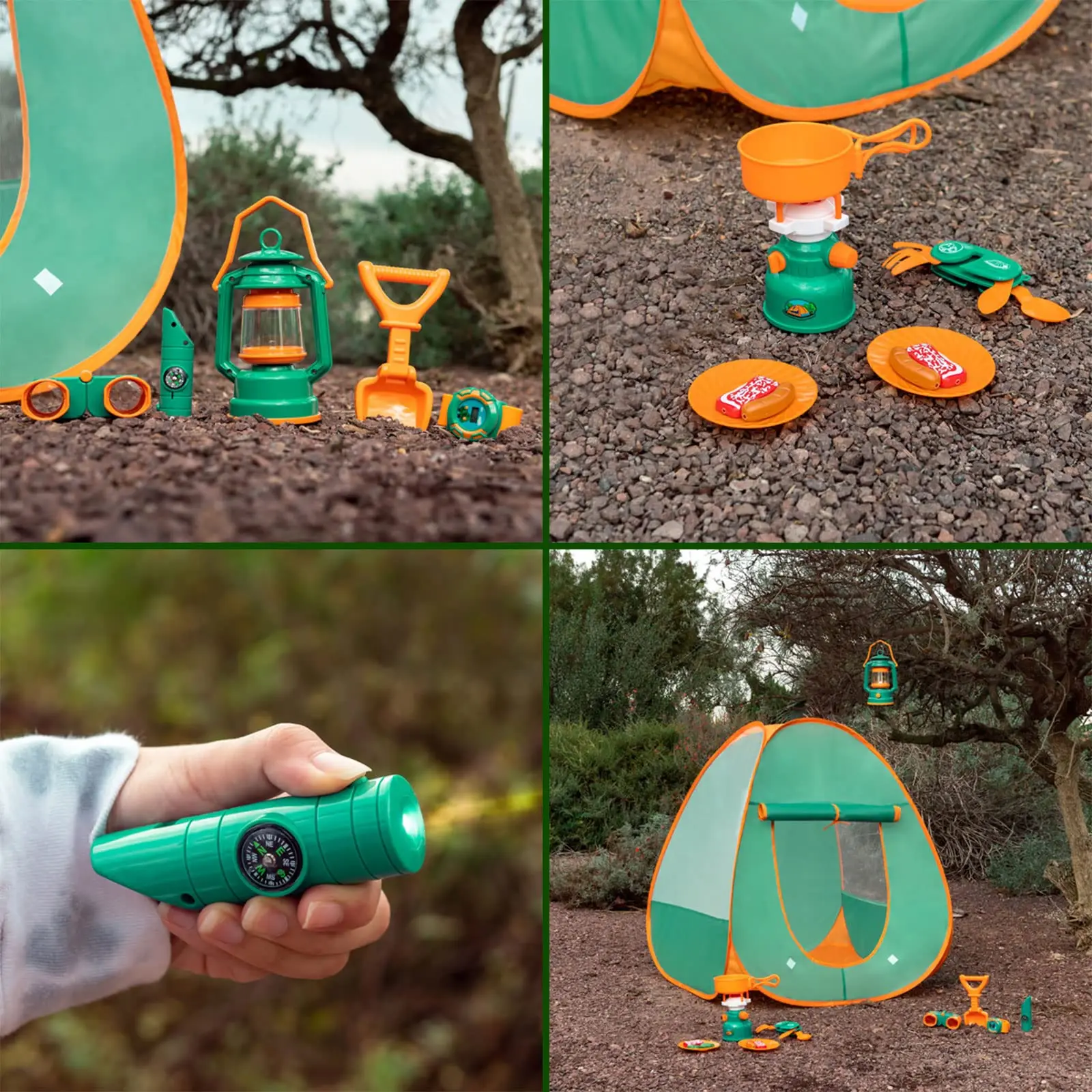 Outdoor Toys Camping Toy Indoor Kids Camping Set Toy Camping Gear Set Amping Adventure Kids Pretend Play Set