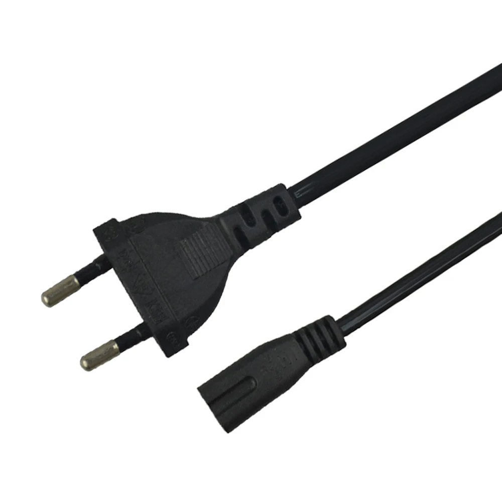 SIPU high quality european 2 pin power cord computer eu power cable