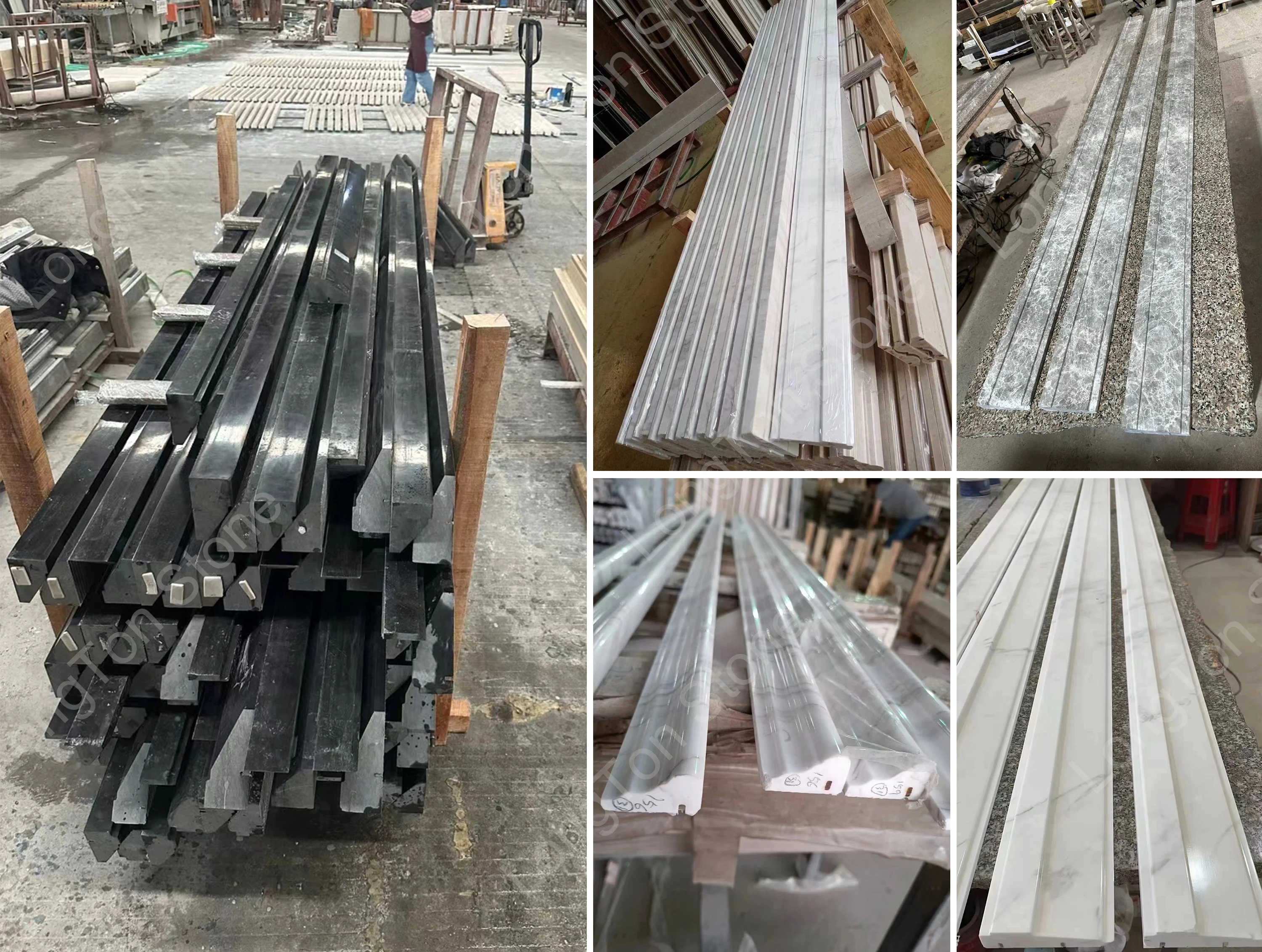 Customized Marble Base Board Natural Stone Base Building Corner Door Frame Decor New Design Skirting Marble Skirting Tiles