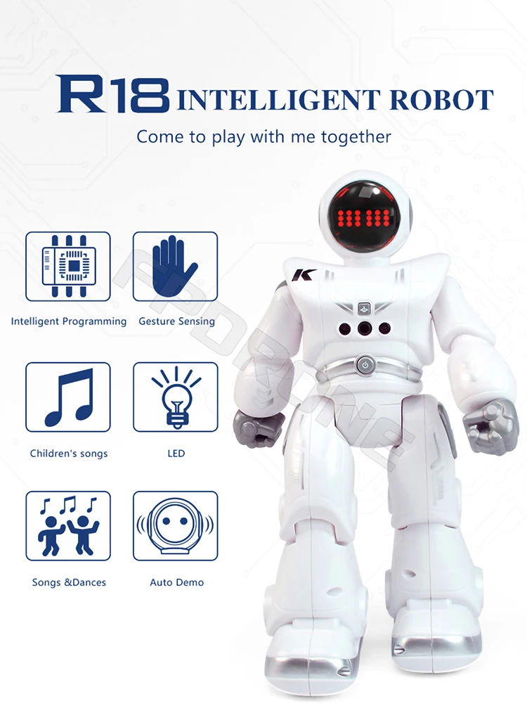 Gesture Sensing Robot smart remote control moving robot toys for children astronaut robot