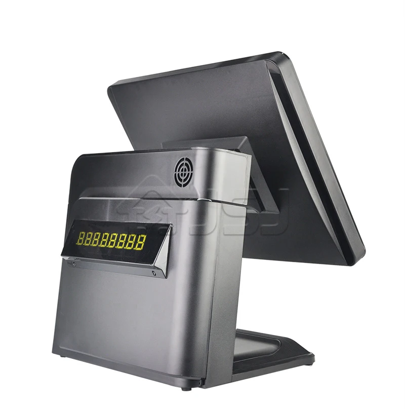 JSJ62 All In One Point Of Sale Windows Android Single Screen Touch Cash Register Billing Machine Pos System For Supermarket