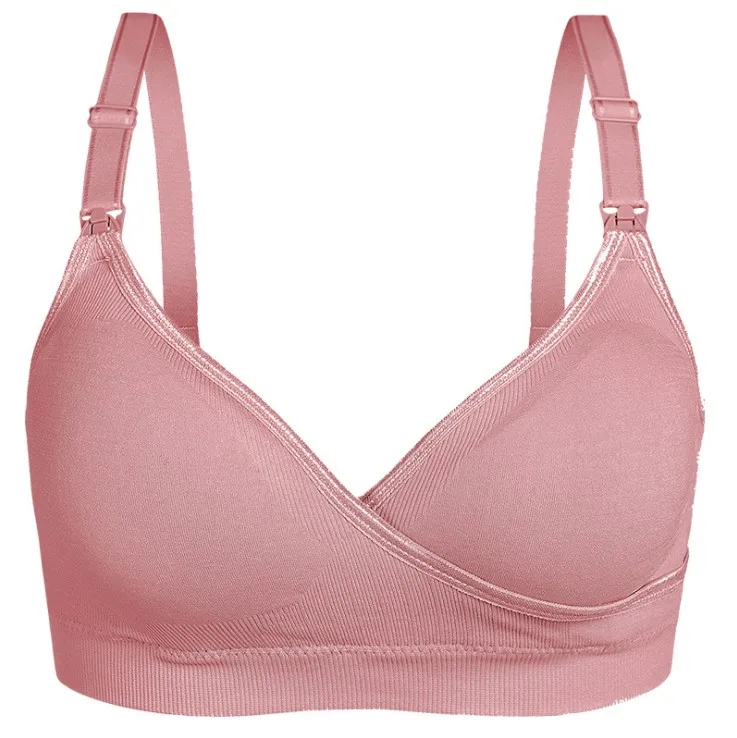 
Removable Padding Adjustable Strap Seamless Maternity Nursing Bra 