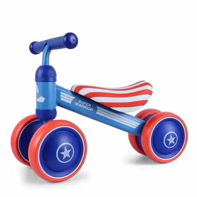 2024 HOT Baby Balance Bike 3 - 6 Years  No-Pedal Toy Car Toddler Mini Cute Safty  4 wheel bike