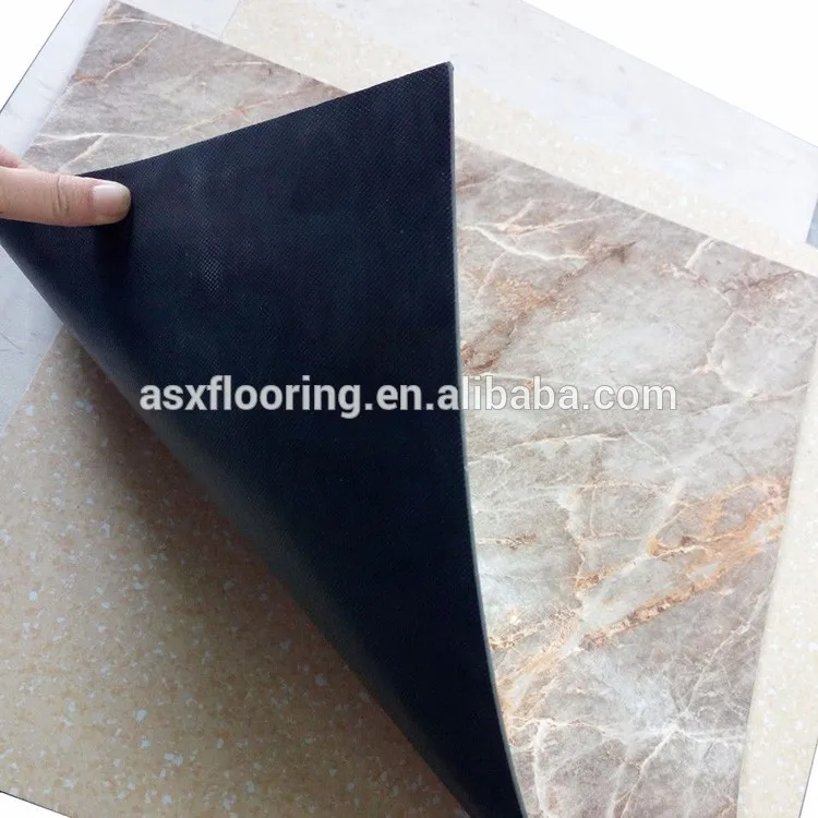 
Customized base back Semi-flexible vinyl tiles/Plastic flooring indoor usage 