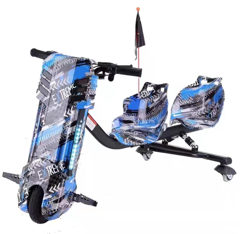 2023 Best Gifts 3 Wheel Drifting Electric Scooter Drift Trike For Kids And Adults With Bluetooth lock knob