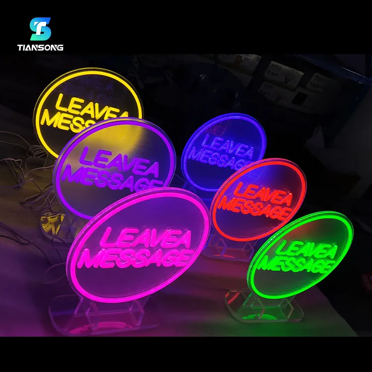 Custom Neon Light Signs Advertising Illuminate Letters Cafe Shop Logo Neon Signage Letter