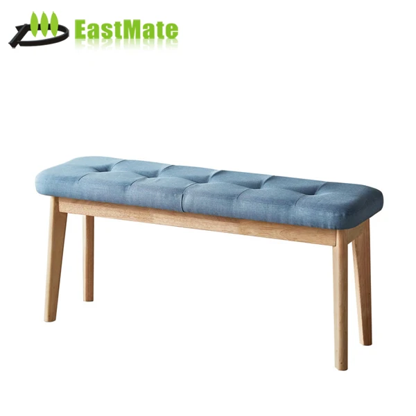 Hotel bedroom bed end bench uphosltery ottoman and wood sofa bench