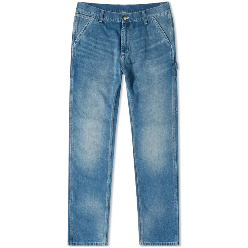 Manufacturers OEM Design New Classic Straight Leg Denim Jeans Trousers Mens Jeans For Young People