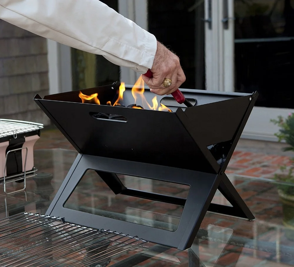 Portable Charcoal BBQ Grill bakeware Fire Sense Charcoal Grill BBQ oven