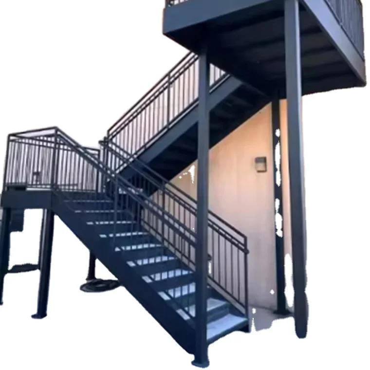 Pre-Galvanized cheap Scaffolding Staircase Steel Climb Step Metal Stairs Ladder for High Building Construction/metal stairs