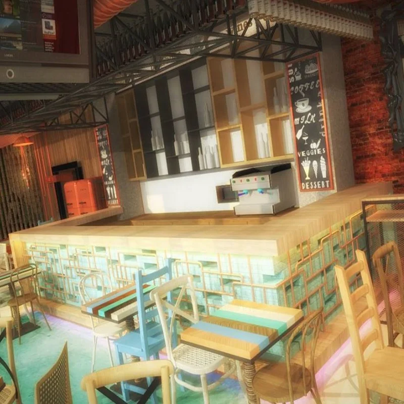 Whole Black modern restaurant bar counter/led drinking wine bar counter/led bar table