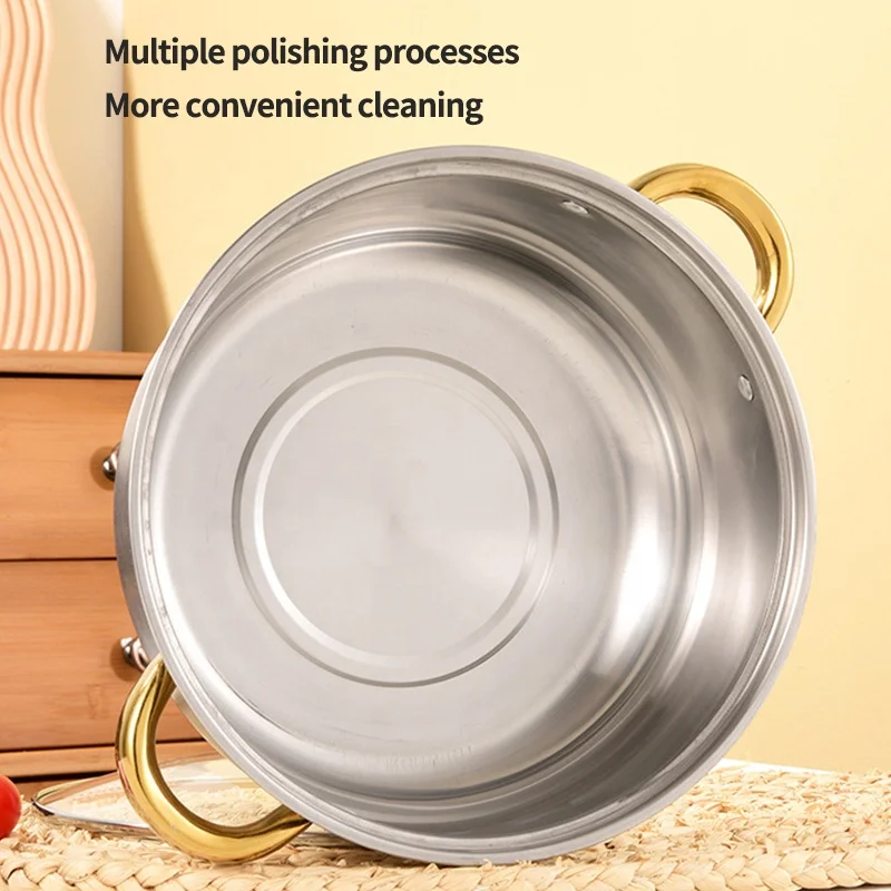 Custom 10 Pieces Cookware Set Non Stick Induction Soup Pot Set Stainless Steel Cookware Set