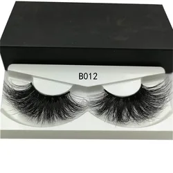 Oem 25Mm False Eyelashes 100% Winged Criss-Cross 3D Mink Eyelashes Synthetic Hair False Lashes