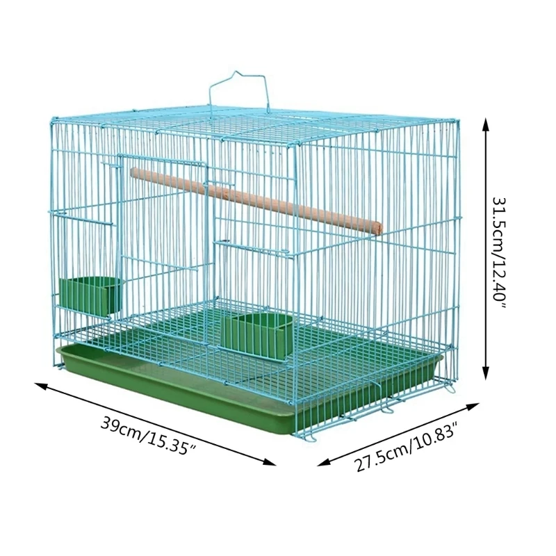 Interlinked parrots group cage villa luxury reproduction cage cage tiger skin peony 1801