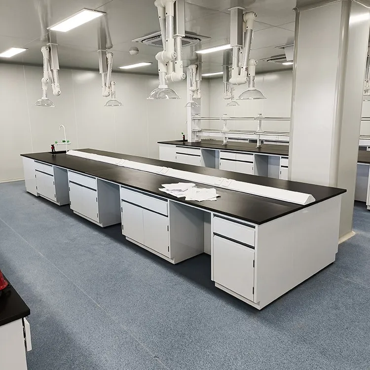 Chemical Resistant Phenolic Resin Tabletop Work Bench School Biology Laboratory Furniture Lab Table