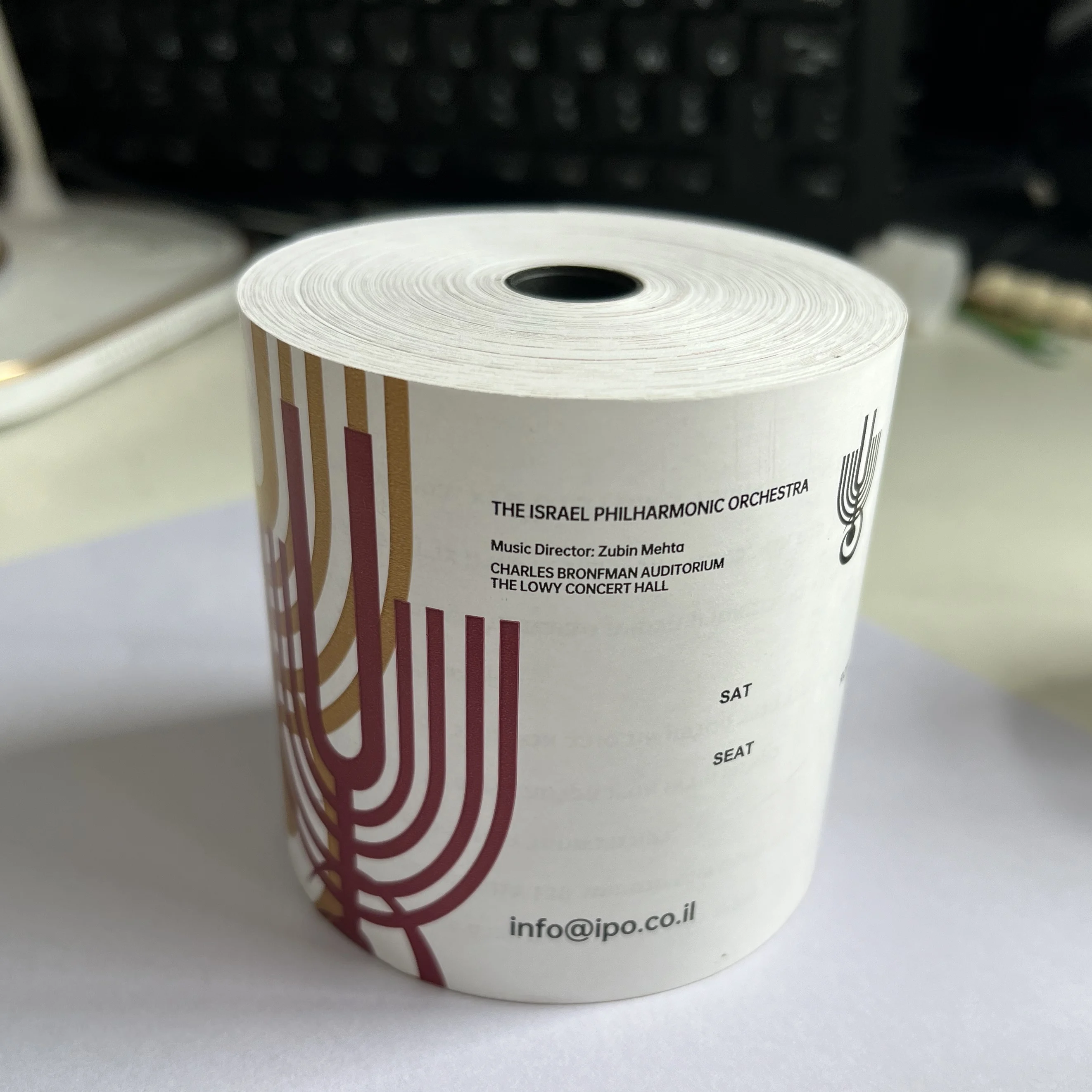 Security paper hologram strip stamped sport event ticket anti counterfeiting paper booklet tickets