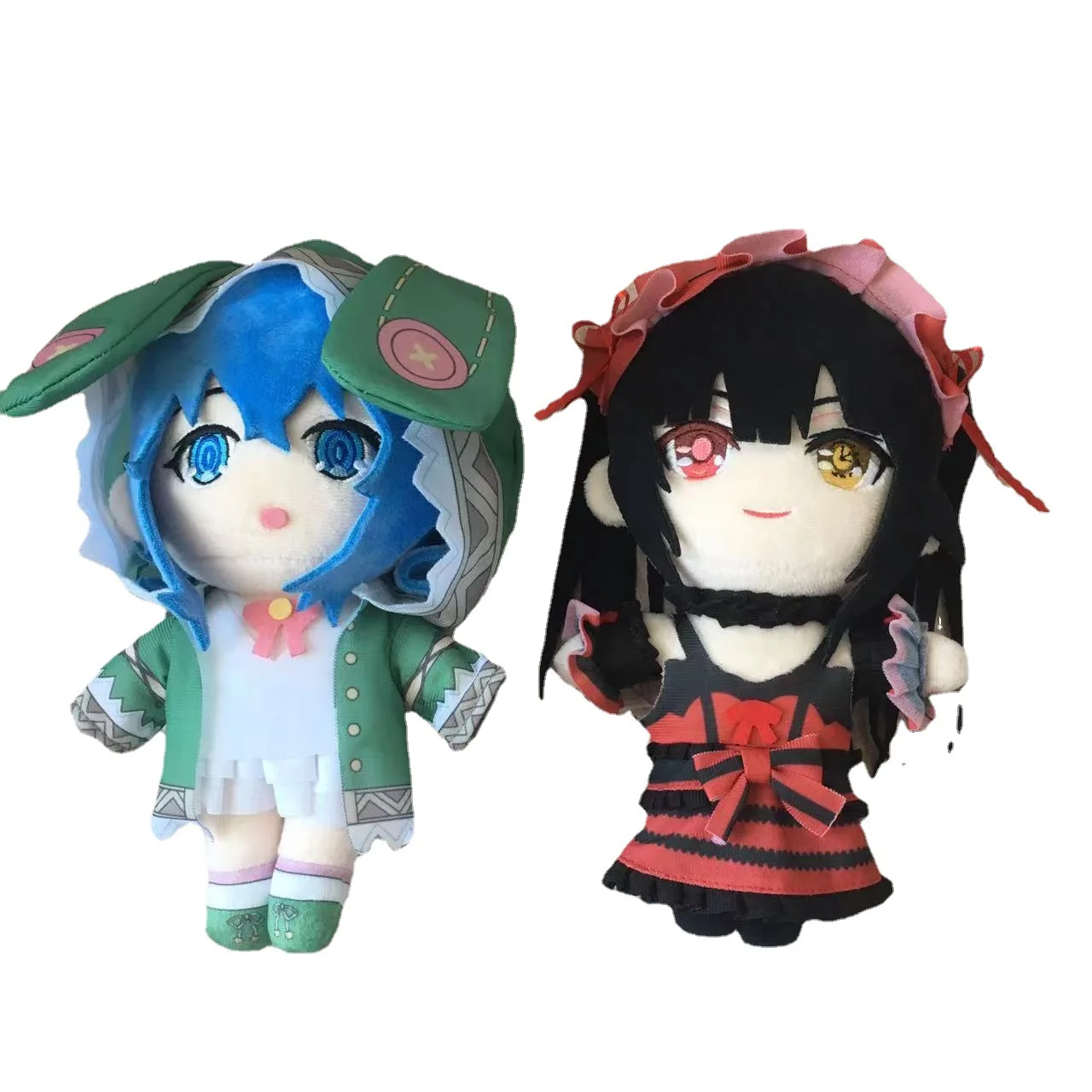 20 см аниме свидание живые плюшевые игрушки и кукла Tokisaki Kurumi косплей японский мультфильм модель плюшевая