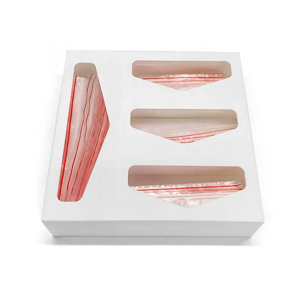 Пластиковые пакеты для хранения пищи, держатели, акриловые пакеты на молнии, органайзер для хранения для кухонного ящика