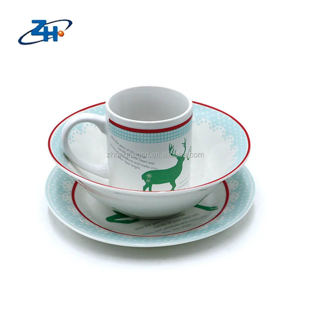 Purple Ceramic Porcelain Dishes Plates Dinner Set Dinnerware Purple Camping Custom White Tableware Country for Hotel Restaurant