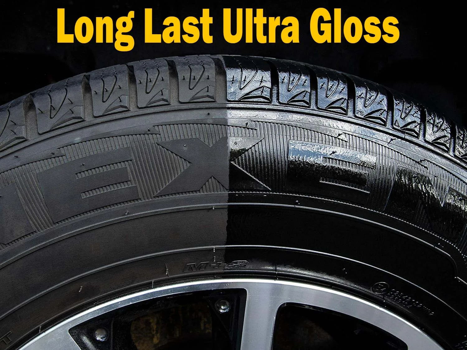 custom car non foam auto spray ultra gloss tire wet cleaner shine gloss polish dressing tyre glaze wax silicon coating