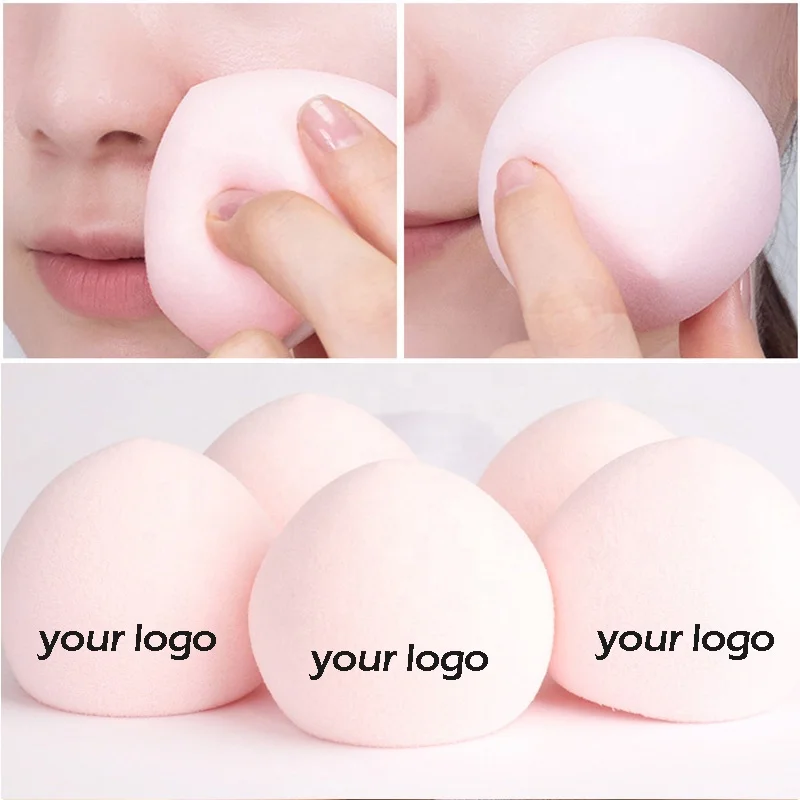Hot Seller Beauty Sponge Soft Makeup Blending Sponge Pink Peach Shape Cosmetic Powder Puff Foundation Sponge