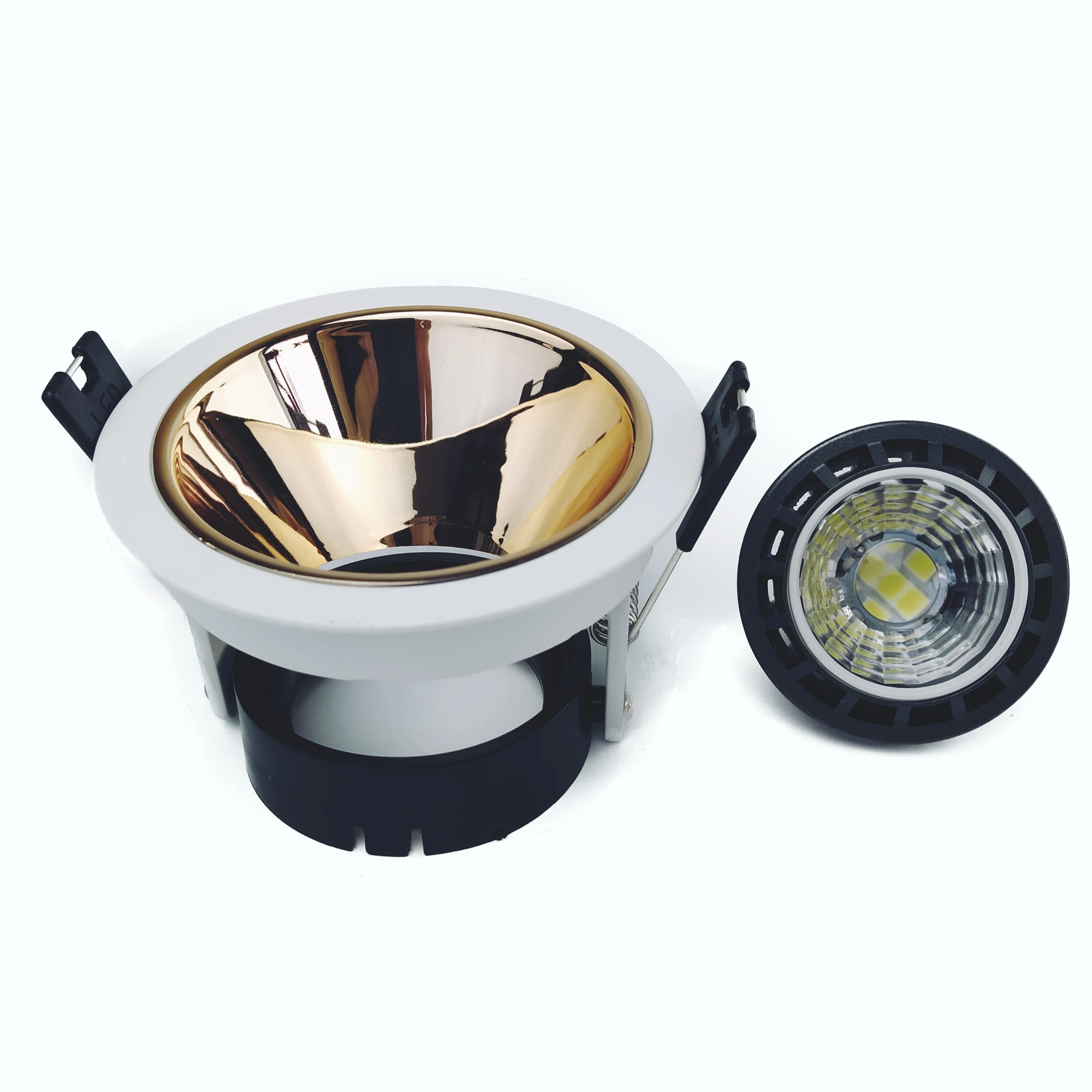 Gold Light Fixture Mini Led SKD Spotlight 0ffice Embedded Downlight Housing MR16 GU10 Led Fixture Lighting for Store