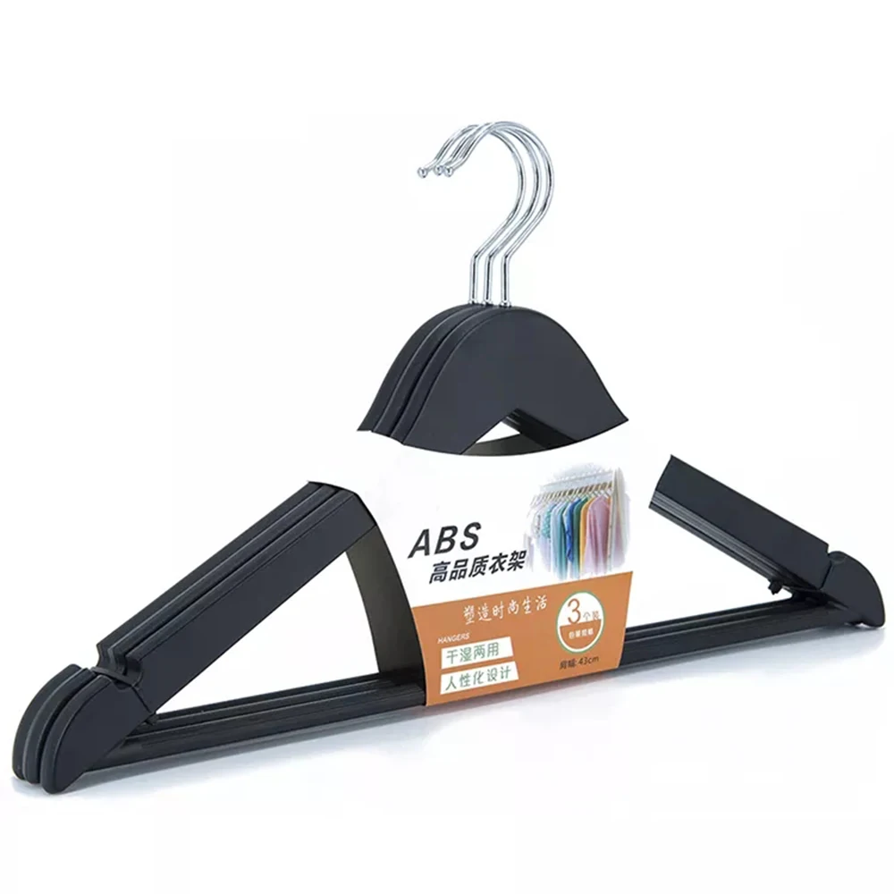 XunZe High Durability Plastic Non-Slip Hanger Multifunctional Multi-Purpose Adult Clothes Hanger