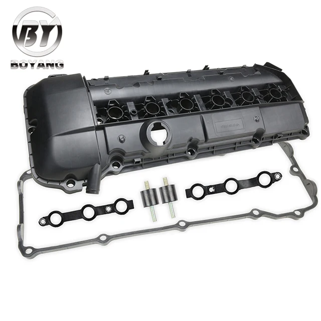 Engine Valve Cover w/ Gasket & Bolts for 03-06 BMW E46 E39 325i 330i 525i X3 X5 Z4 3.0L Rocker Cover 11127512839 11127512840