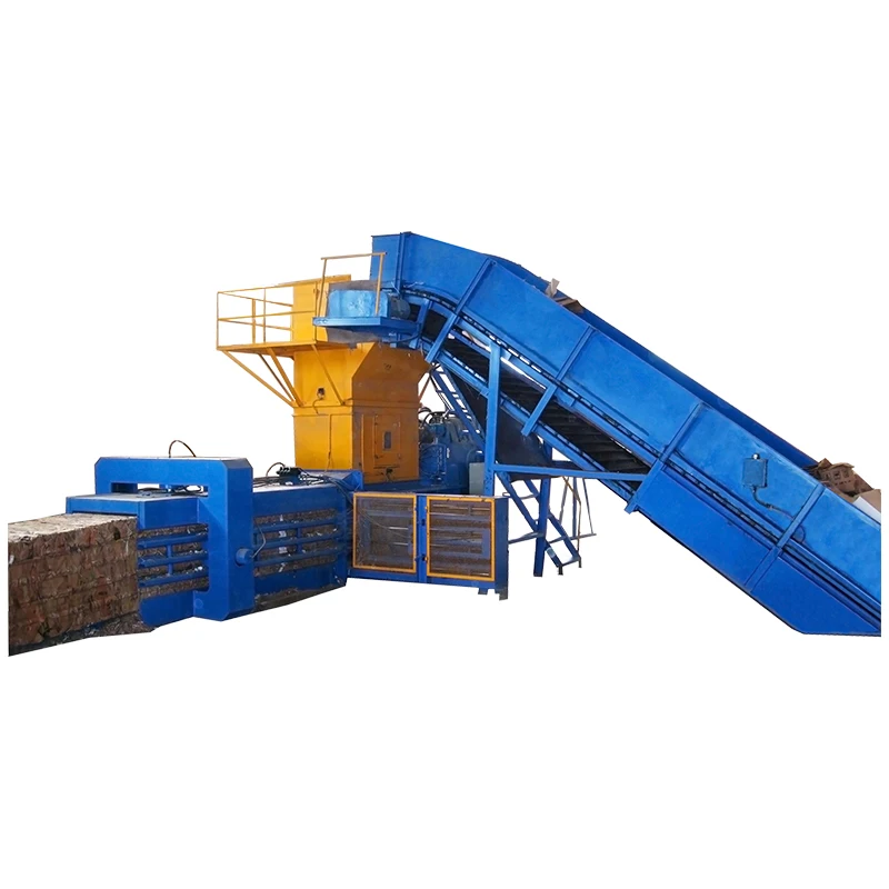 Fully Automatic Horizontal Waste Paper Compress Baling Machine