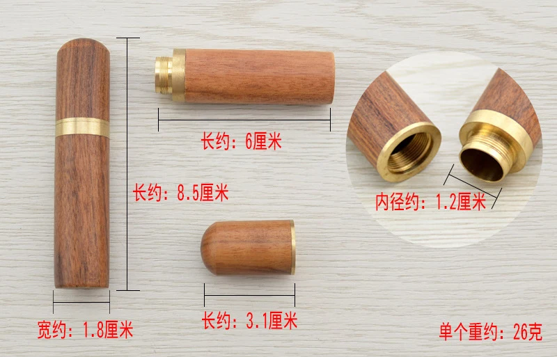2021Amazon Best seller Creative Portable bullet toothpick holder Wooden Pocket Tooth Pick Dispenser Bucket Needle Case