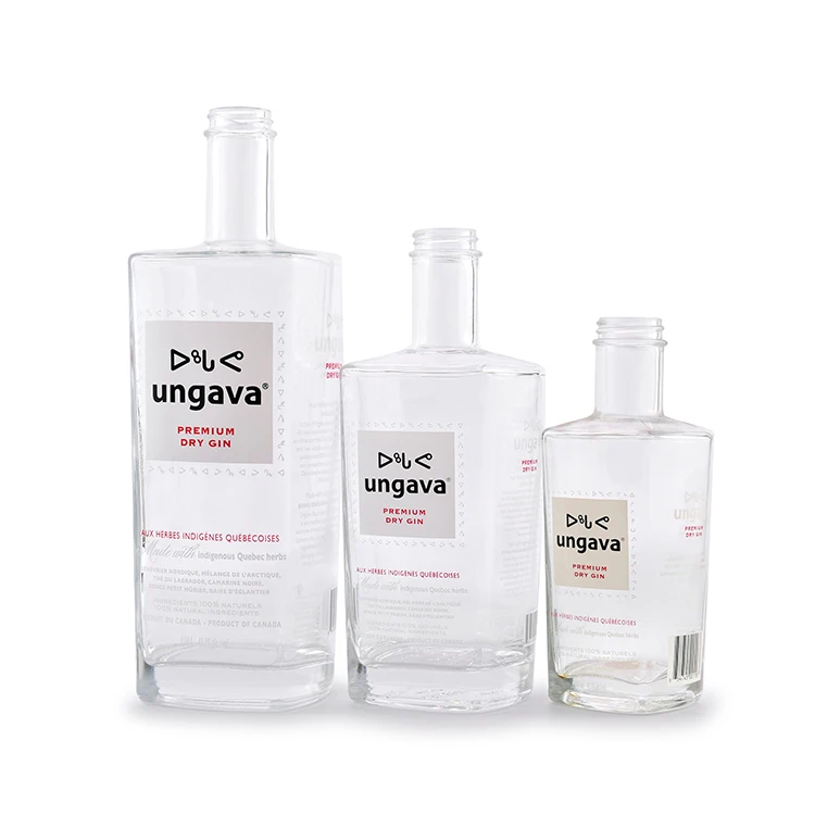 Good Quality Low Price luxury vodka 750ml empty gin bottles sale