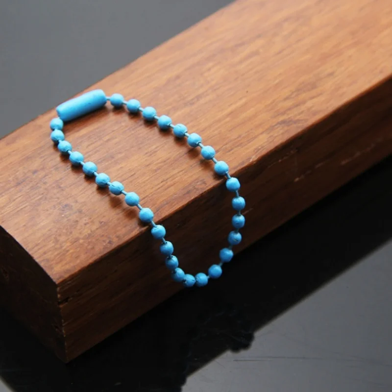 Fashionable High Quality Color Jewelry Bead Chain Ball Chain Connector Iron Ball Chain Bead With Connector
