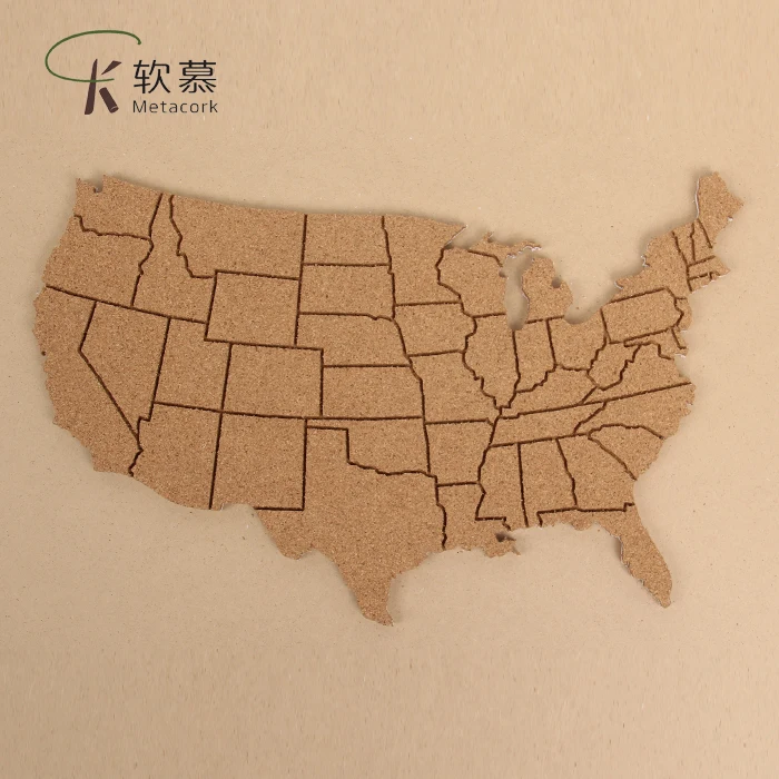 
World Map Cork 3D Map cork borad 