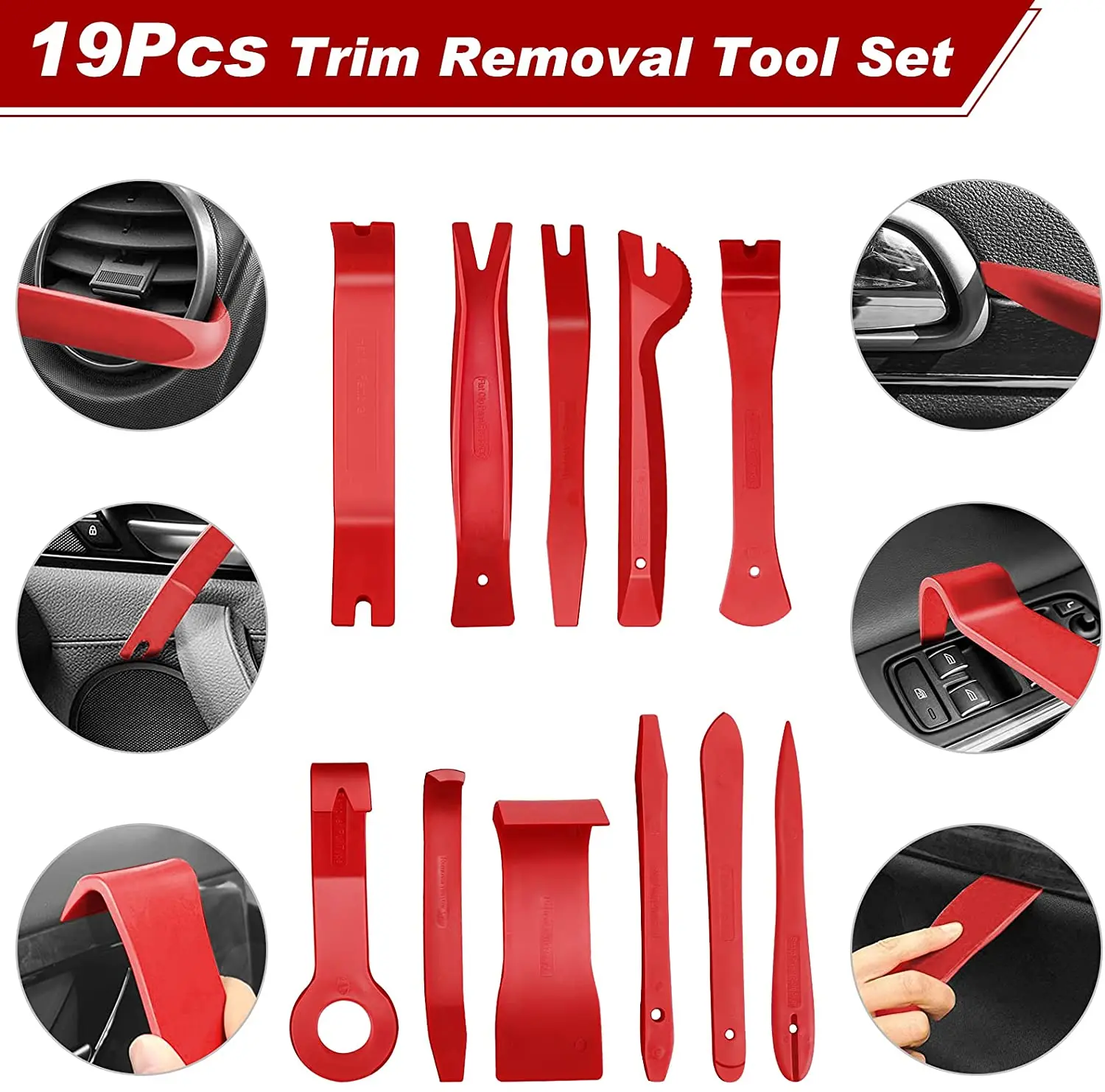 Good 38pcs Hand Tool Set Pry Disassembly Interior Door Clip Panel Trim Dashboard Removal Tool Kit Auto Car Opening Repair Tool
