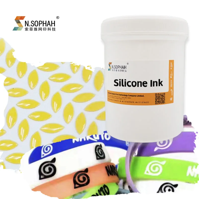 High Shine High Fastness Garment Printing Silicone Ink For Screen Printing