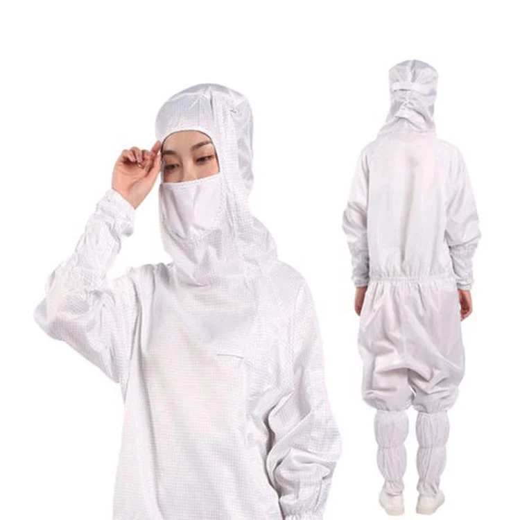 Wholesale New Style Cleanroom Jumpsuit Antistatic Suit ESD Lab Coverall (1600285643200)